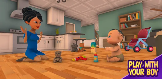 Virtual Baby Life Simulator : Mother Care Games 3D