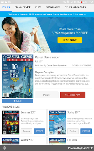 Android application Casual Game Insider screenshort