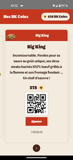 My Burger King BE & LUX Screen 3