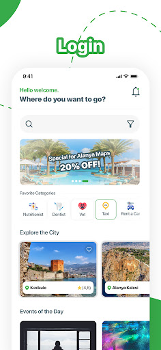 Android application Alanyamaps screenshort