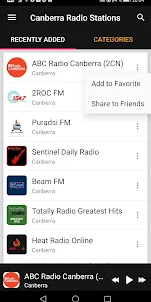 Canberra Radio Stations