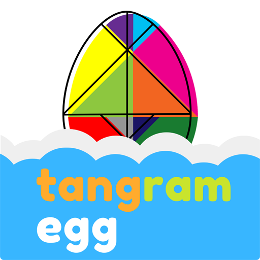 Puzzle Tangram Egg logo