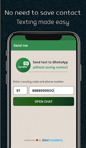 Send Me - Message directly wit Screen 3