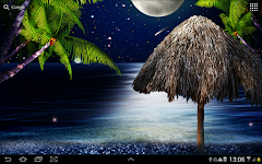 screenshot of Tropical Night Live Wallpaper