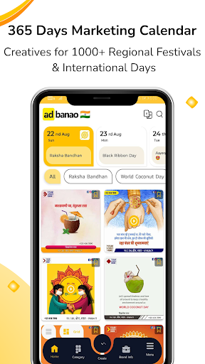 AdBanao -Festival Poster, Banner & Video Maker App screenshots 1