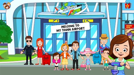 My Town Airport games for kids