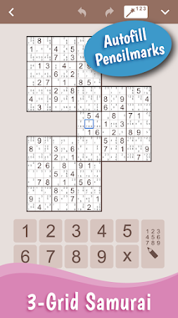 Game screenshot MultiSudoku: Samurai Sudoku apk download