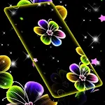 Neon Flowers Live Wallpaper Apk