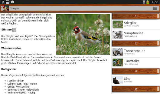 Vogelquiz Pro Screenshot