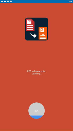 Android application PDF to PPTX & PPT Converter screenshort