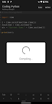 screenshot of Coding Python