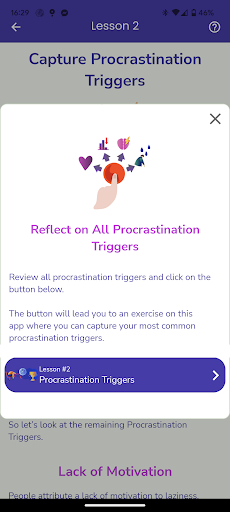 Virtue Map Productivity App Screen 3