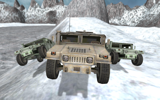 Army 4x4 Snow Driving 3D Screen 2