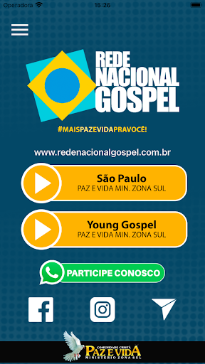 Android application Nacional Gospel screenshort