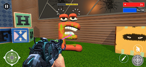 Alphabet FPS Shooting Games 3D Screen 2