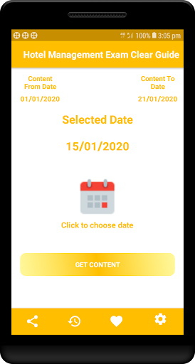 Android application Hotel Management Exam Clear Gu screenshort