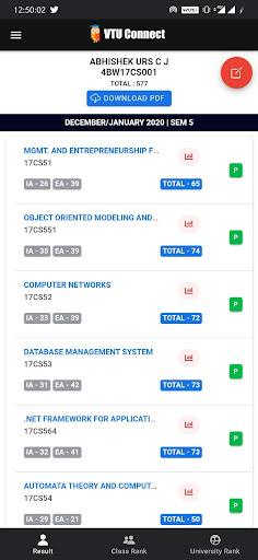 VTU Connect - Notes, QPs, Syll Screen 3
