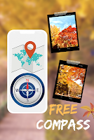 Extreme digital compass:magnetic compass app free APK Gambar Screenshot #5