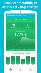 Prix Immo Vente immobilière en France (Etalab) v2.1 (MOD,Premium Unlocked) Free For Android 4