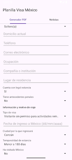 App screenshot