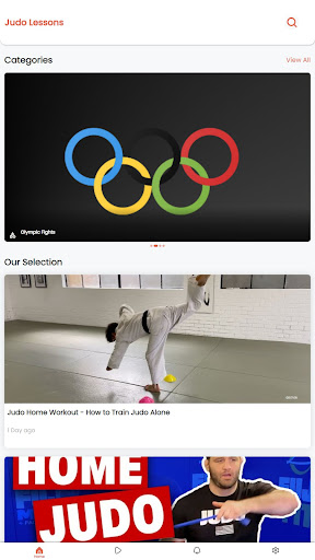Android application Judo Lessons screenshort