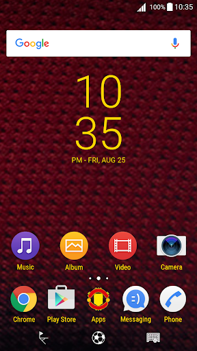 Android application MU theme for XPERIA screenshort