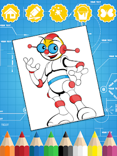Robots Coloring Pagesのおすすめ画像1