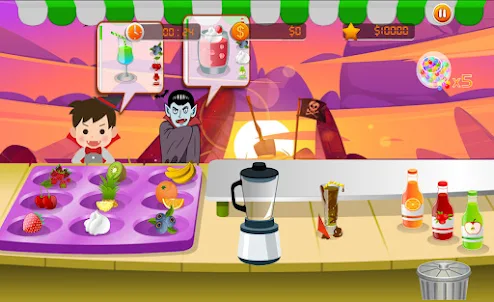 Vampire Juice Shop Game