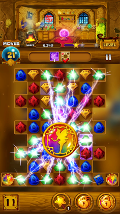 Secret Magic Story: Match 3 - Screenshot 1