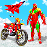 Cover Image of Download Snow Mountain Moto Bike Transform Robot Bike Games 1.0 APK