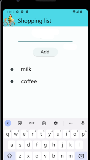 Simple List - notes app Screen 3
