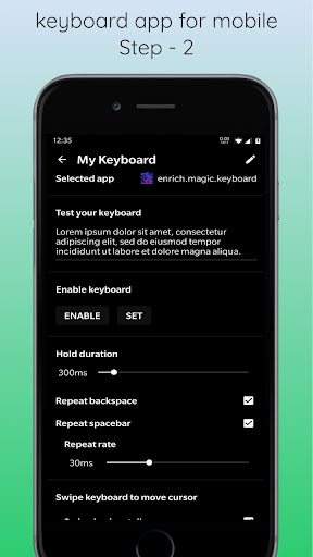 Keyboard app image -for mobile Screen 2