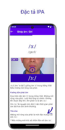 GATA: Học phát âm Tiếng Anh Screen 2