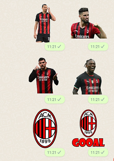 Milan Stickers