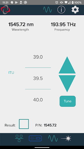 Android application Precision OT Transceiver Tool screenshort