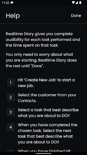 Realtime Diary Screen 3