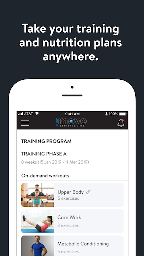 Just Move Athletic Club Screen 3