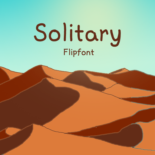 GFSolitary™ Latin FlipFont logo