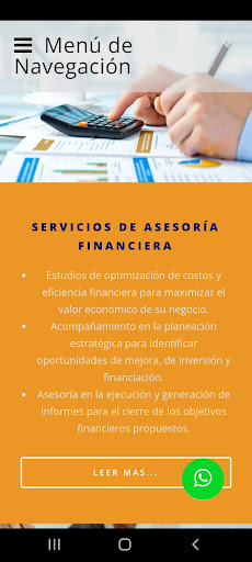 Android application JCGM Asesoria Contable screenshort