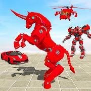 Flying Horse Robot Car Transform: Robot War