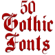 Fonts for FlipFont 50 Gothic Download on Windows