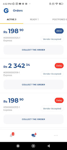 Goli Vendor Screen 2