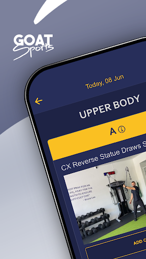 Android application GOAT Sports screenshort