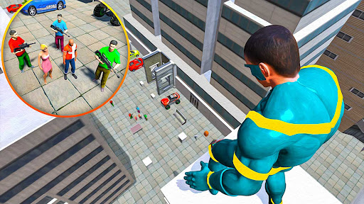 Android application Flying Robot Games: Super Hero screenshort