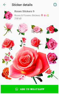 Roses Stickers for WhatsAppのおすすめ画像5