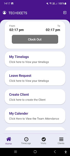 klockify Screen 3