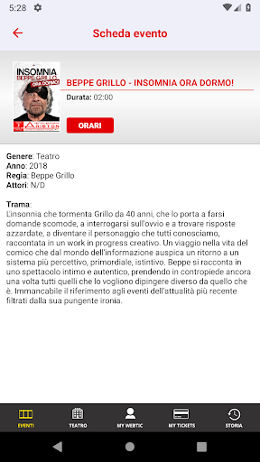 Webtic Teatro Ariston Sanremo Screen 2