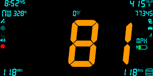 screenshot of DigiHUD Pro Speedometer