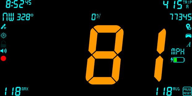 DigiHUD Pro Speedometer Ekran görüntüsü