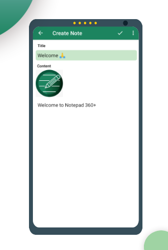 Notepad 360+ Screen 2